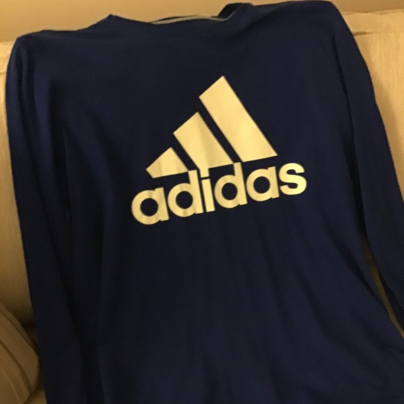 ADIDAS CREW PERFORMANCE CLIMATE LONG SLEEVE TEE - Picture 8 of 16